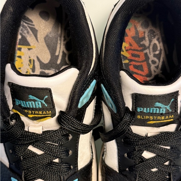 Puma Kids Boys Slipstream Jr 'Block Party’ Sneakers Skater Shoes Size 4.5 - Picture 9 of 10